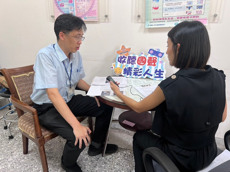 2024年09月12日國聲電台衛生所不老健身房訪問照片2