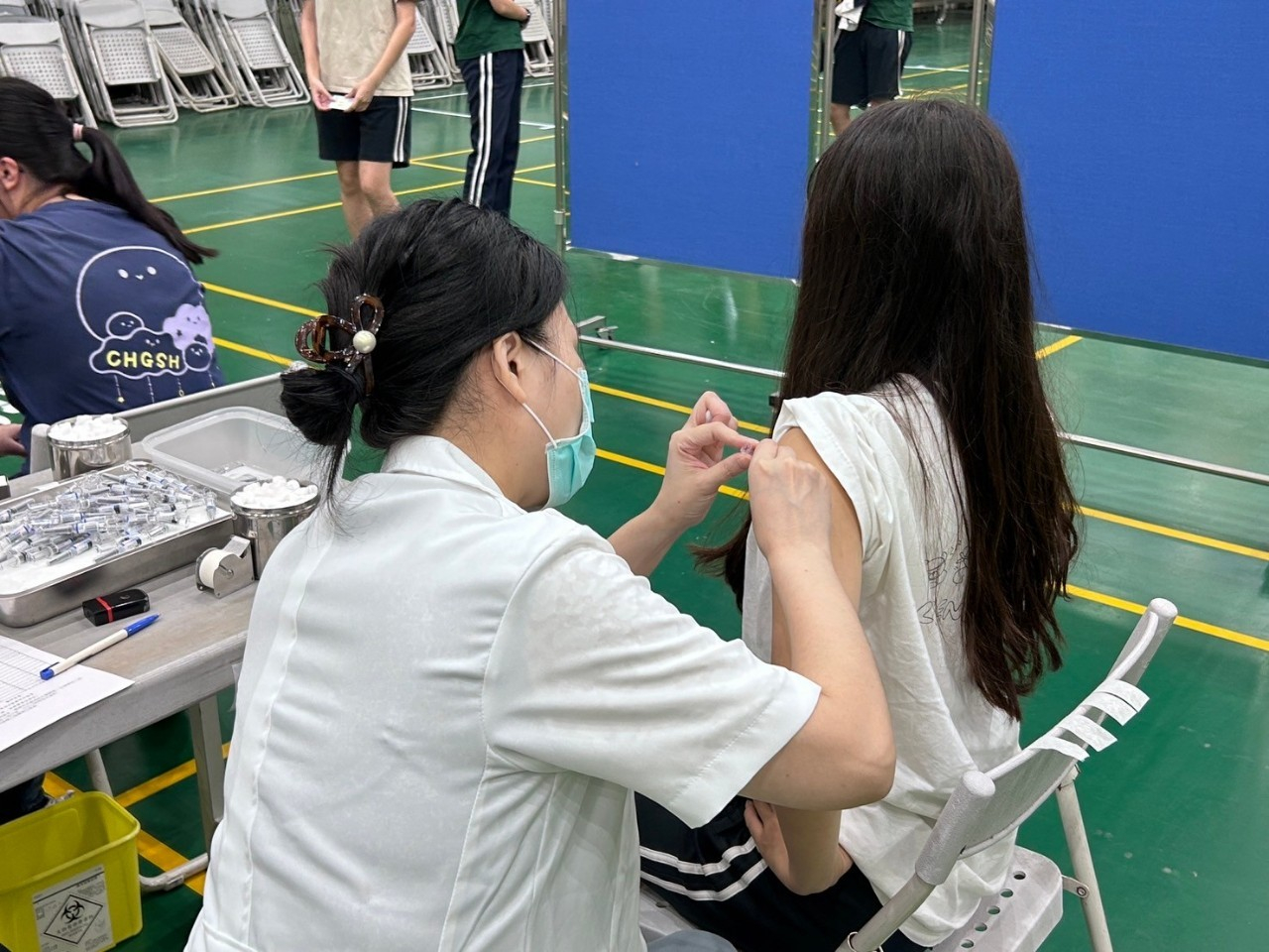 2024年11月05日彰女新冠疫苗校園施打照片6