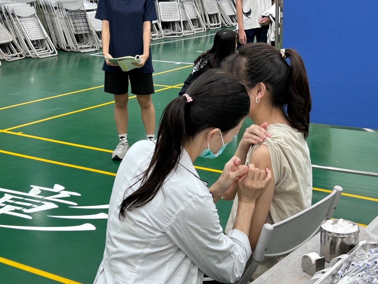 2024年11月05日彰女新冠疫苗校園施打照片8