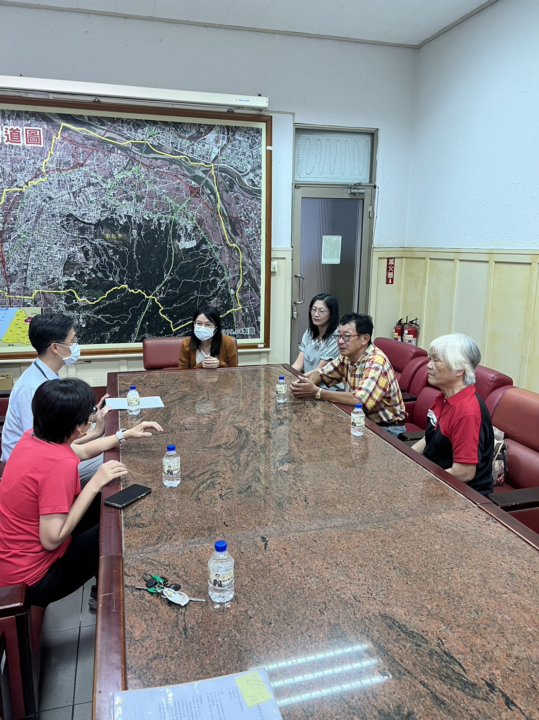 2023年10月18日至彰化市公所討論公所員工體適能檢測 相本